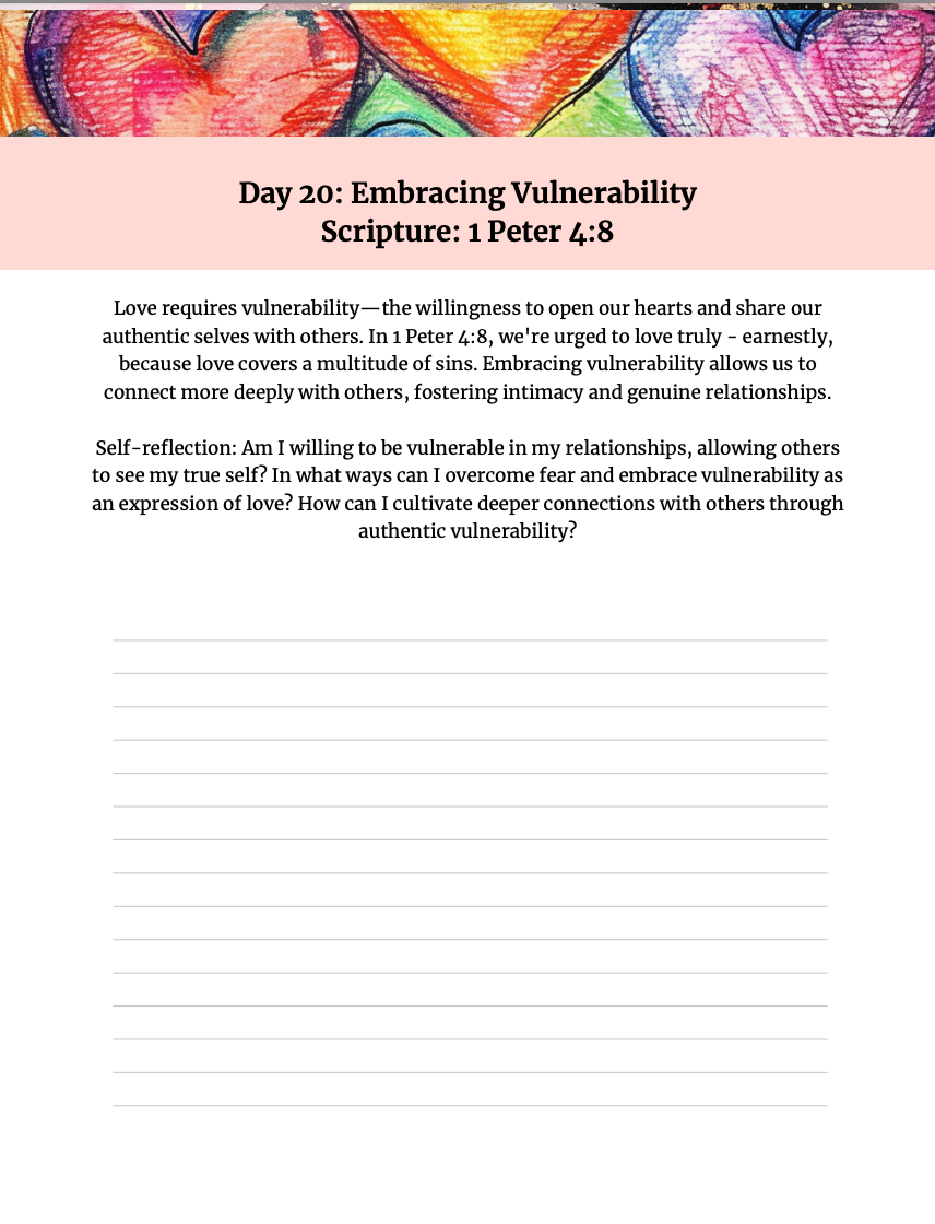 Loving Others: A 21-Day Devotional Journey to Spiritual Growth Through Christlike Compassion