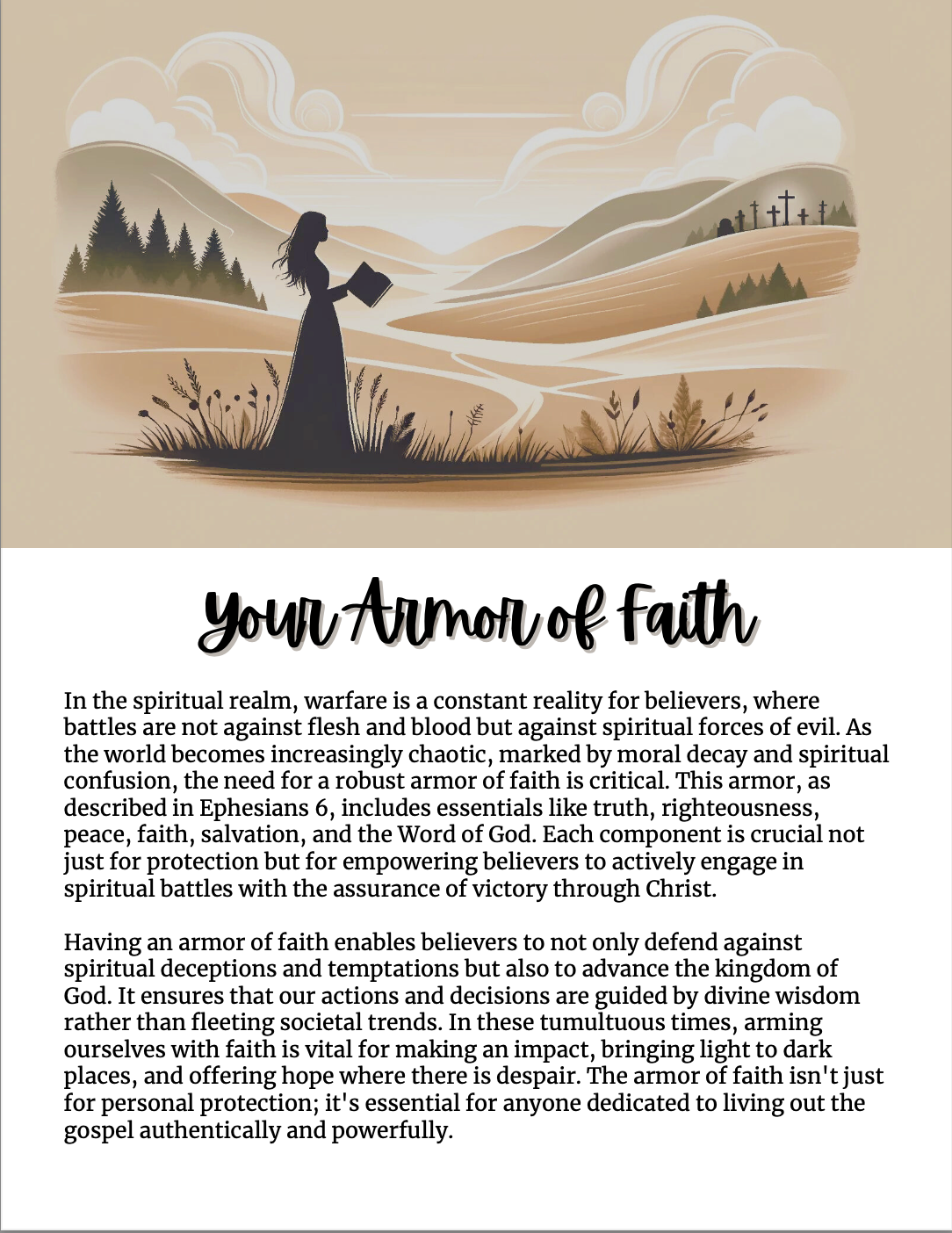 30-Day Spiritual Defense Devotional – Your Guide to Battling Spiritual Warfare with Scripture and Prayer