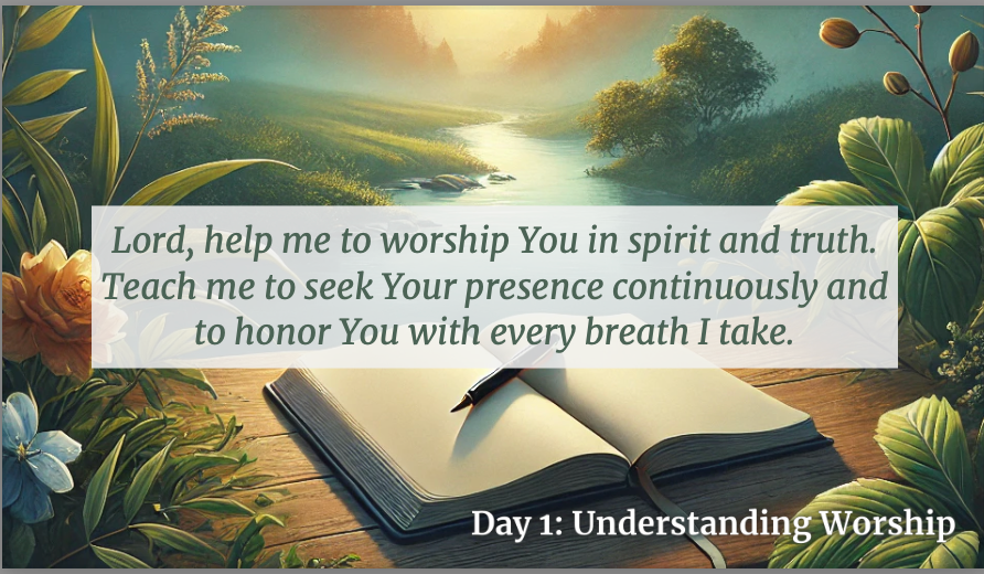 30 Days of Worship Devotional Journal – Deepen Your Faith Through Praise and Reflection