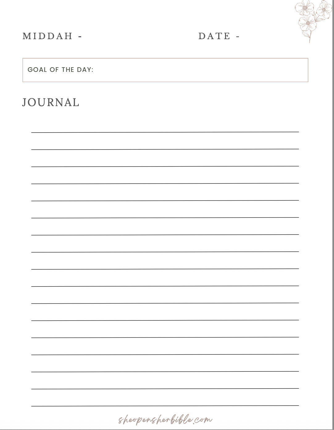 Mussar Journal