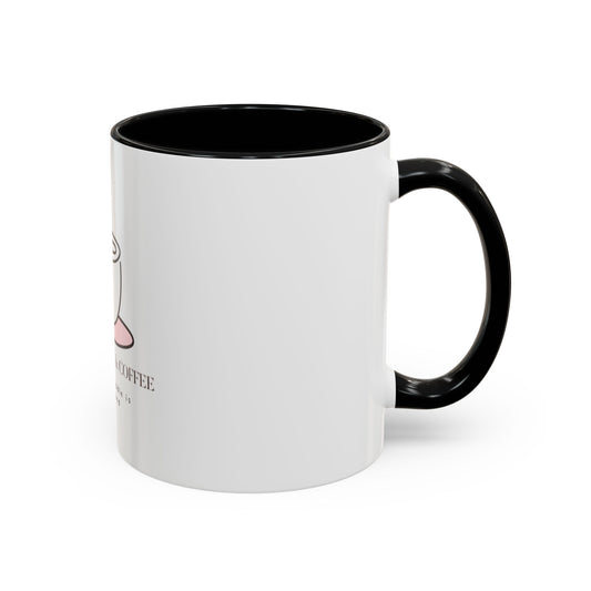 Confessions & Coffee Accent Mug - Inspirational Quote Coffee Cup for Cozy Mornings, Gift for Coffee Lovers, Home Decor