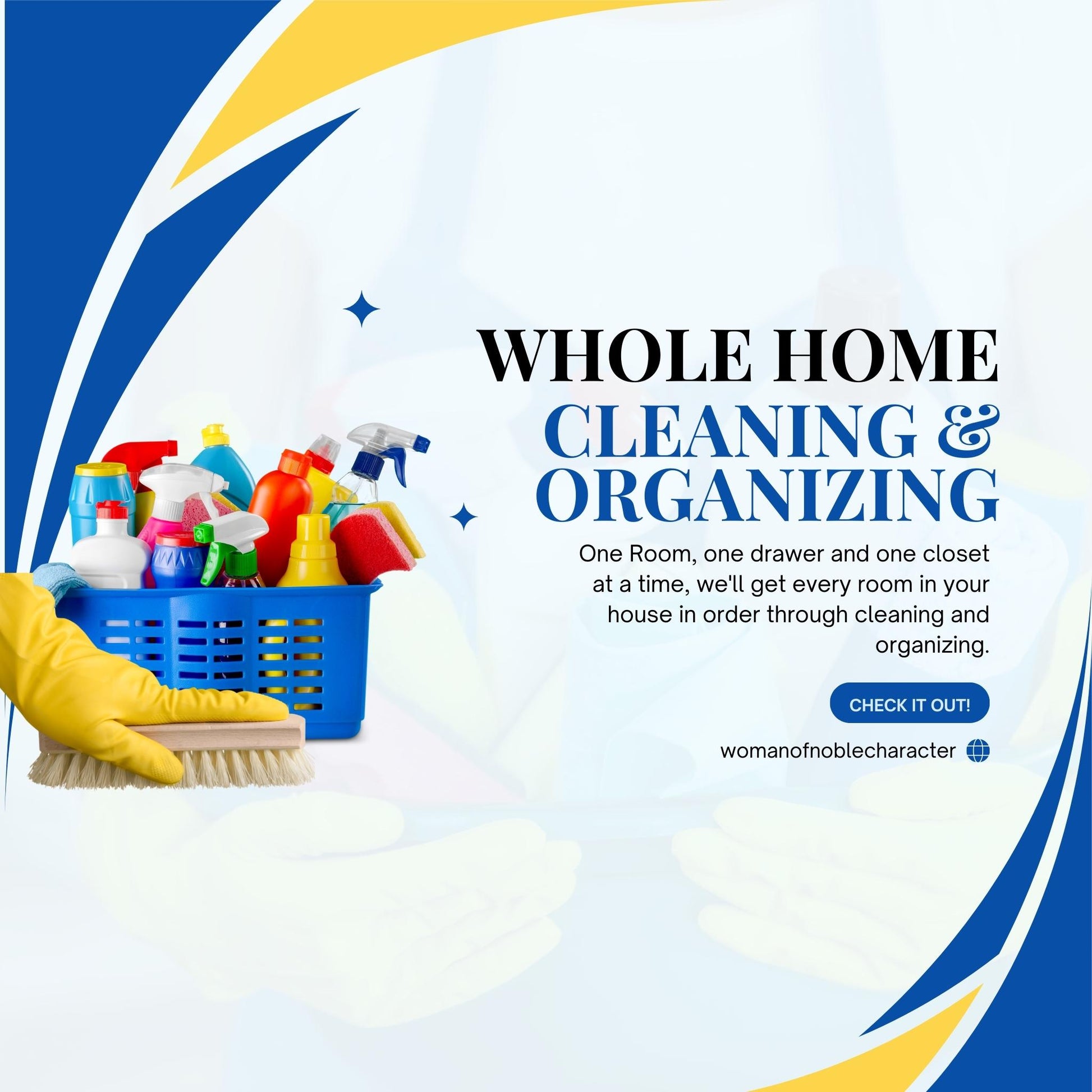 cover of Whole Home Cleaning and Organizing Action Pack