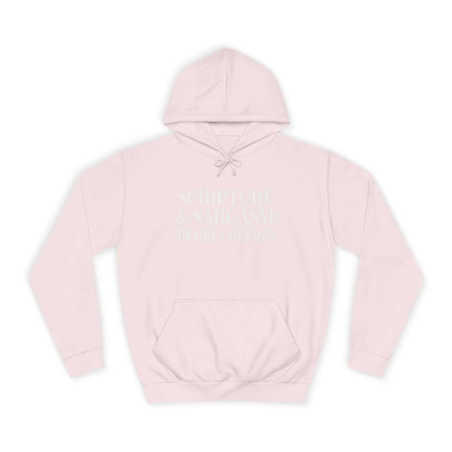Scripture & Sarcasm College Hoodie | Unisex Casual Sweatshirt, Funny Gift for Him/Her, College Apparel, Cozy Hoodie for Students, [...]