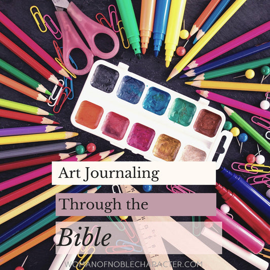 cover of course art journaling through the Bible course - our identity in Christ