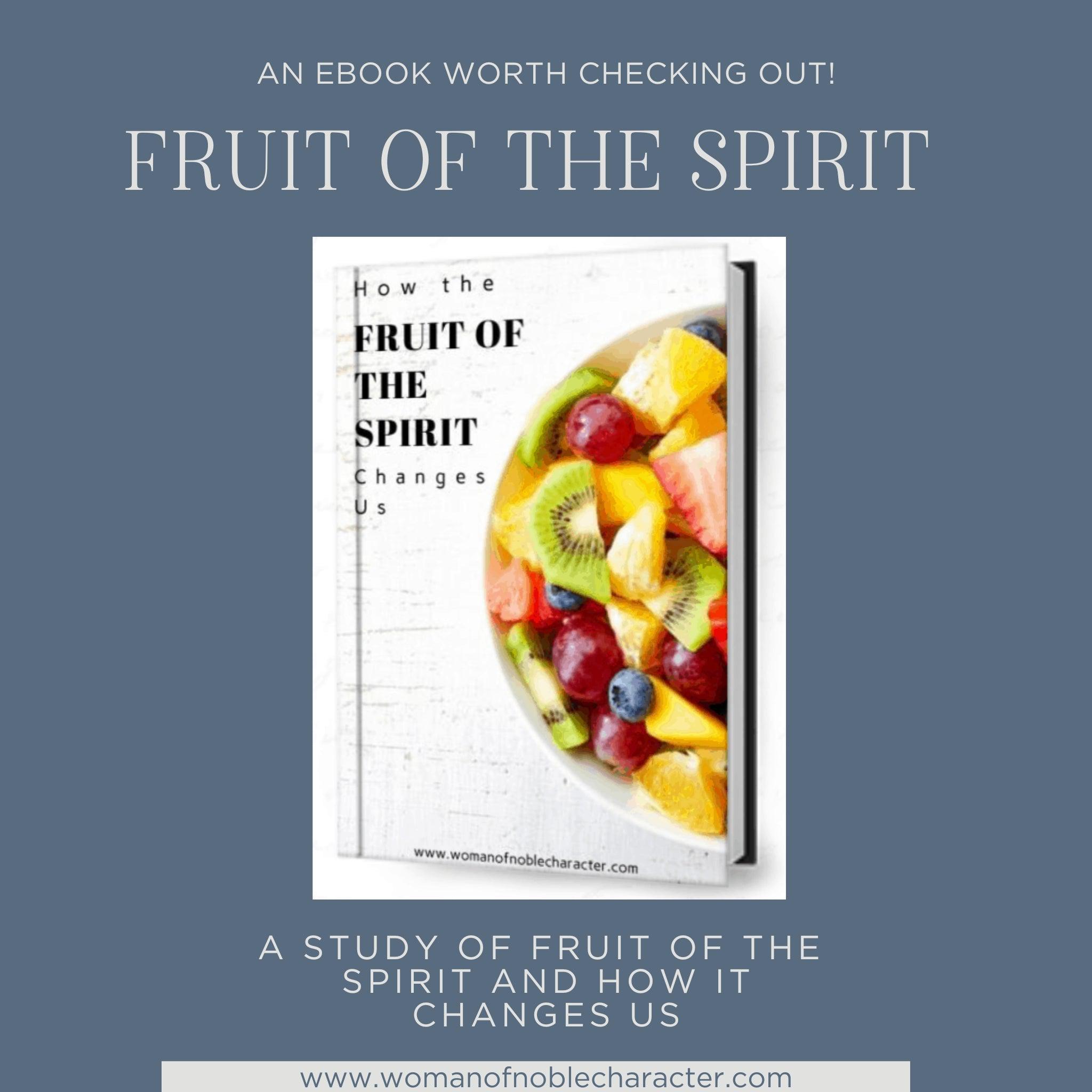 Fruit of the Spirit ebook – Woman of Noble Character Shop