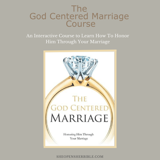 The God Centered Marriage Course