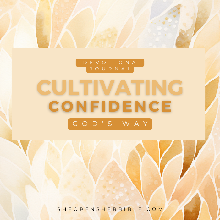 Cultivating Confidence: 30-Day Devotional Journey & Journal with Scripture Card Set