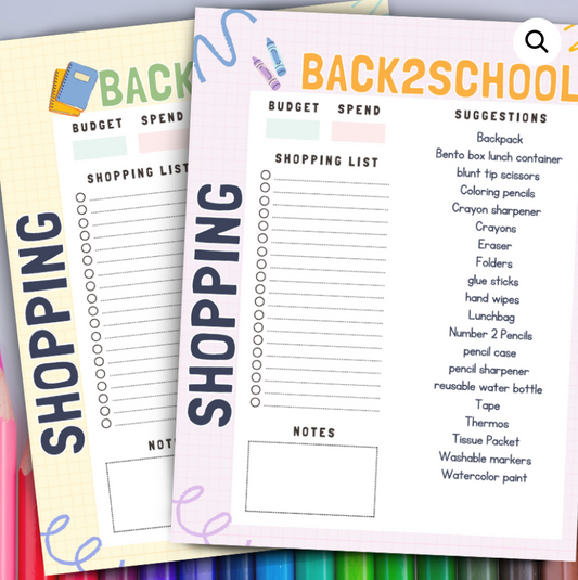 The Complete Back to School Shopping List Bundle