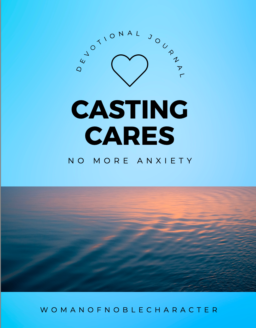 Casting Cares: No More Anxiety Devotional and Journal