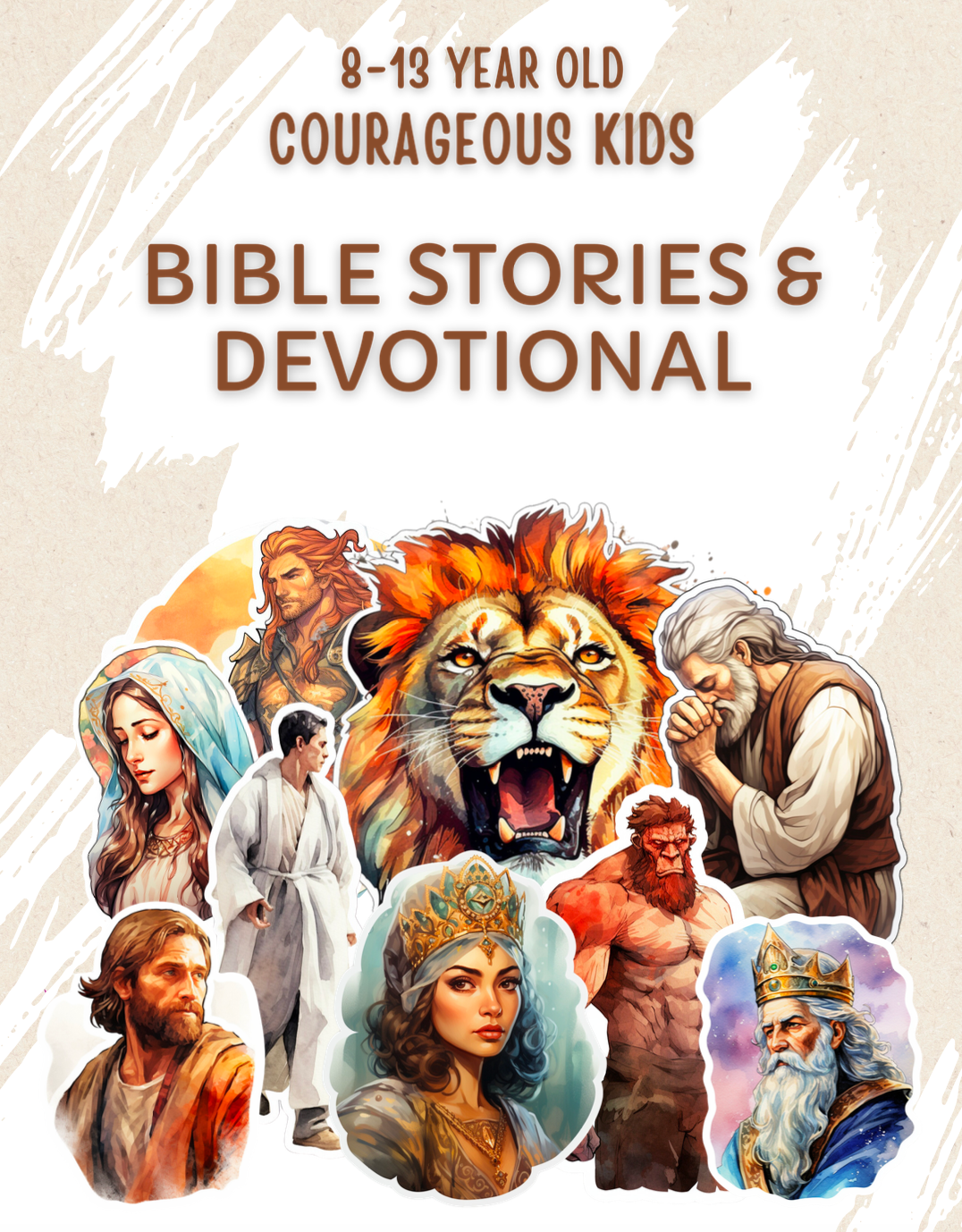 Bible Stories & Devotional Set for Kids: Age 8-13 - Set of 8 Colorful Illustrated Bible Stories with Reflective Questions