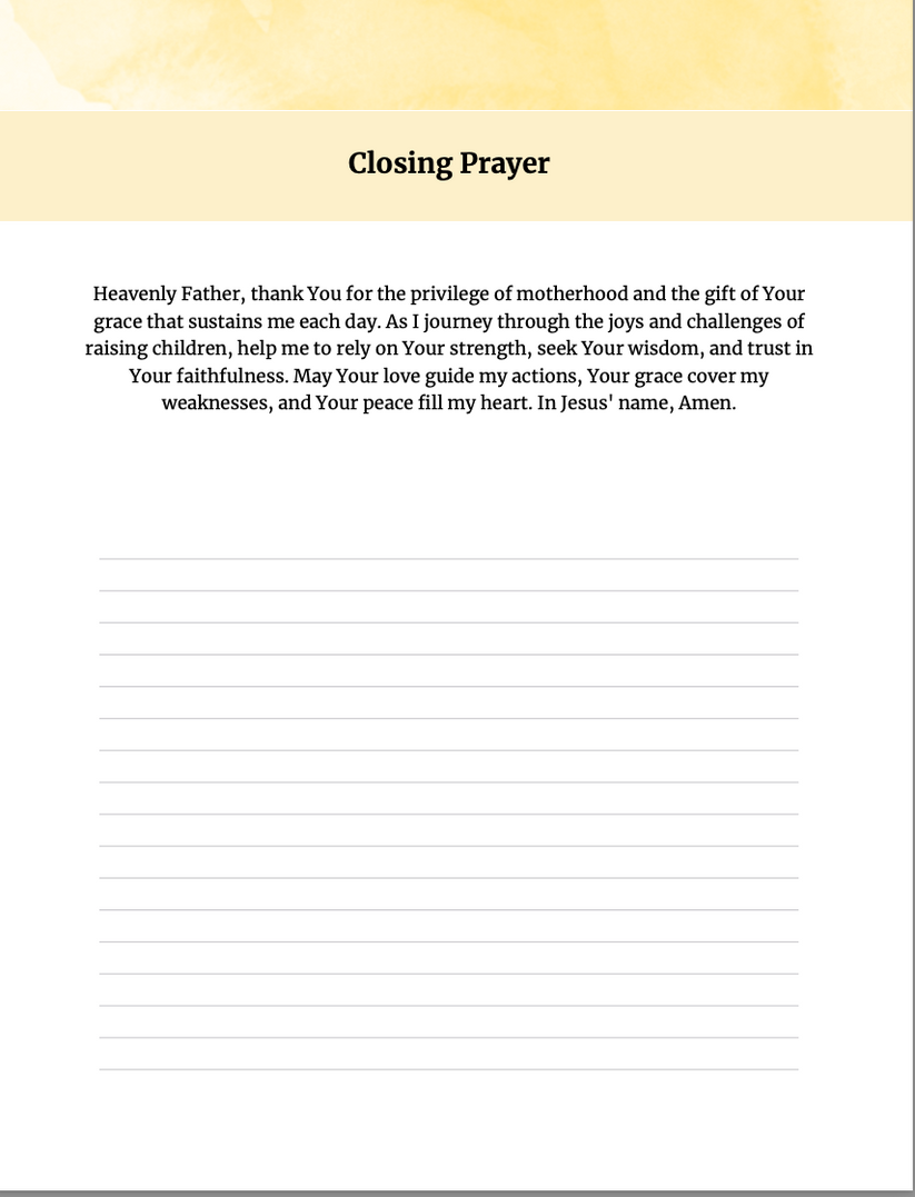 21-Day Intentional Motherhood Devotional Journal – Woman of Noble ...