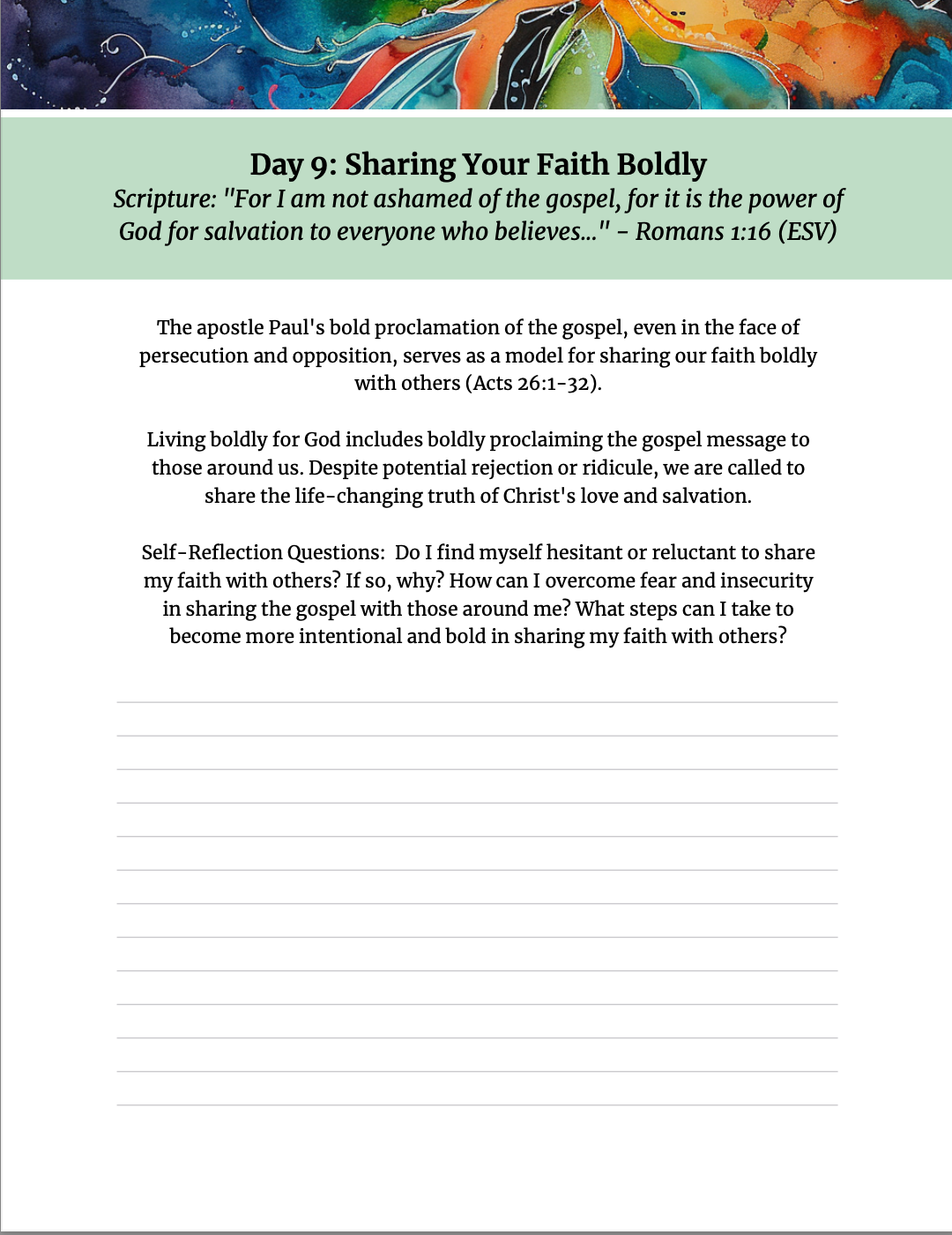 30 Days of BOLD FAITH: Inspiring Daily Devotional Journal