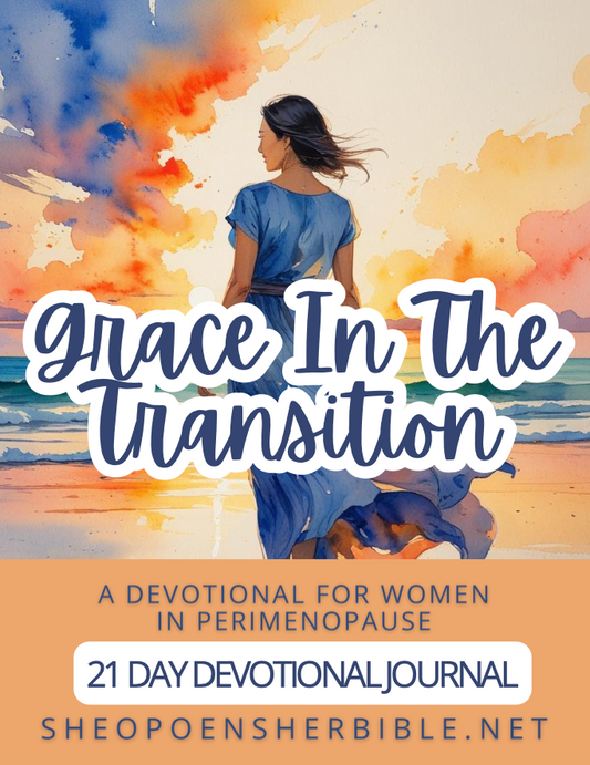 21-Day Faith & Reflection Devotional for Perimenopause: Daily Scripture, Guided Journaling, and Soulful Support