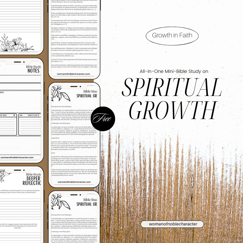 Spiritual Growth Mini-Bible Study