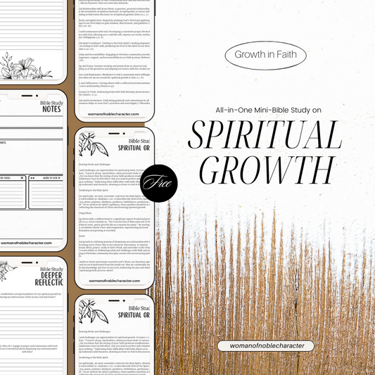 Spiritual Growth Mini-Bible Study