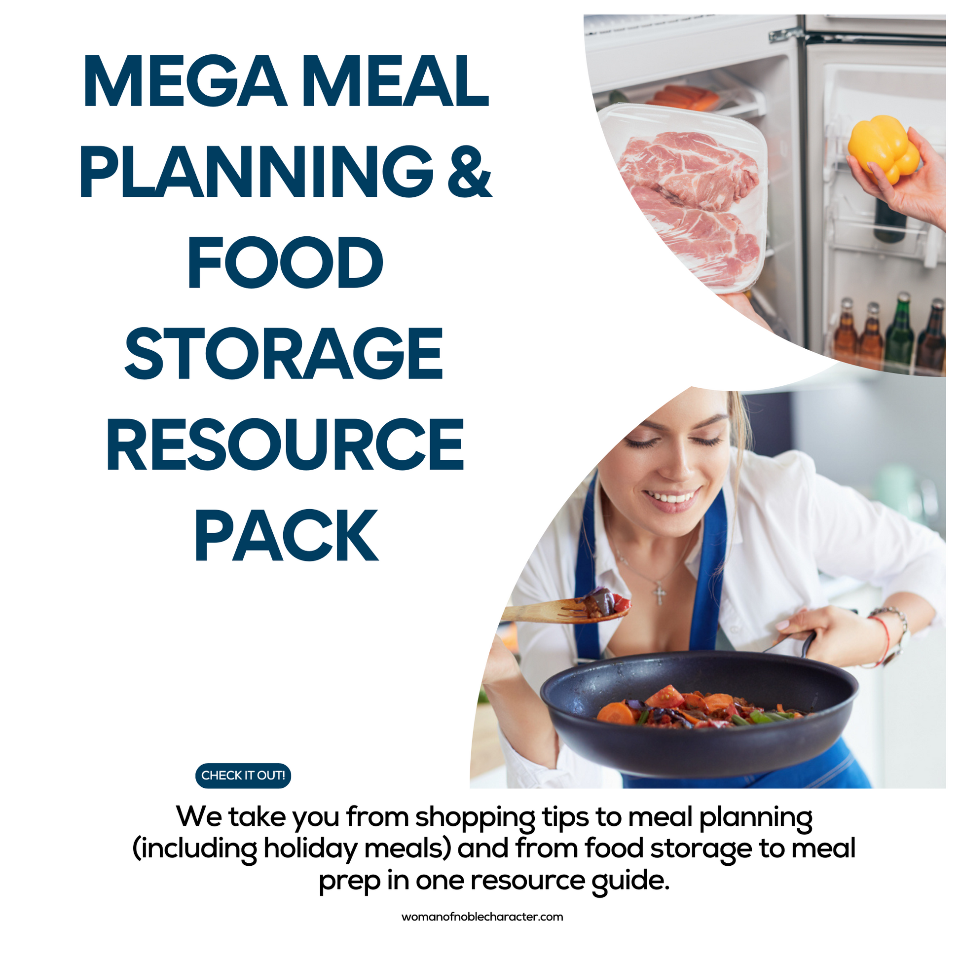 cover of Mega Meal Planning and Food Storage Resources and Planning Pack