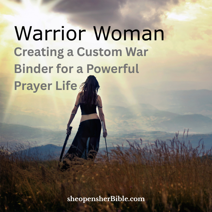 Warrior Women: Creating a Custom War Binder for a Powerful Prayer Life